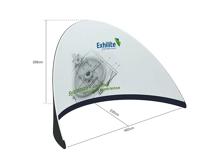 Semi-circle Banner Stand 3DS-R200A