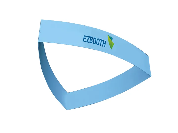 Curved Triangle Hanging Banner 3D-004