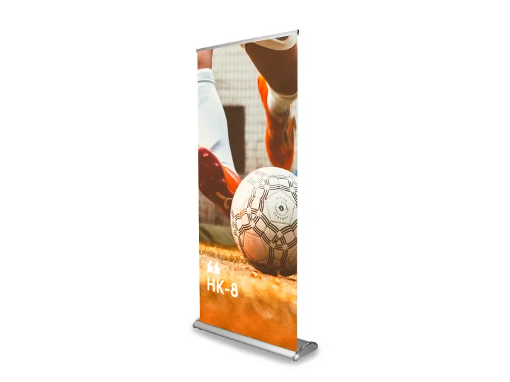 Single Sided Tape Leader Paper roll up banner stand