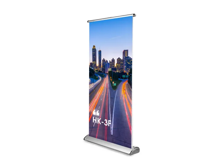 scrolling roll up banner