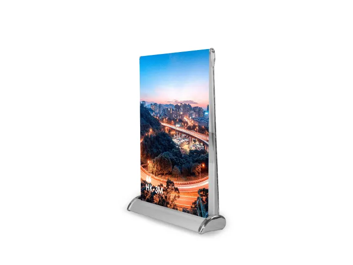 scrolling mini roll up banner