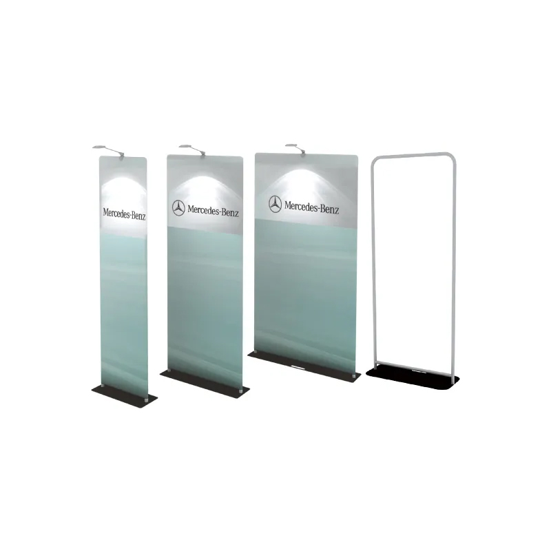 Steel Plate Tension Fabric Banner Stand