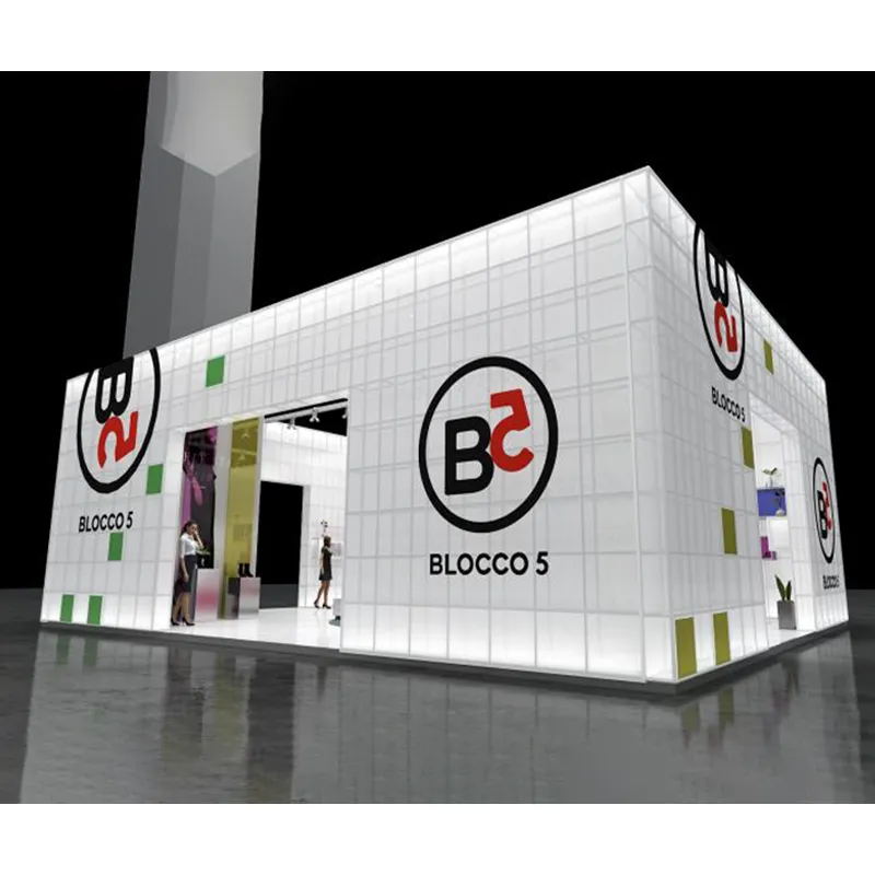 Square Extrusion Booth BLOCCO 5 108 ㎡