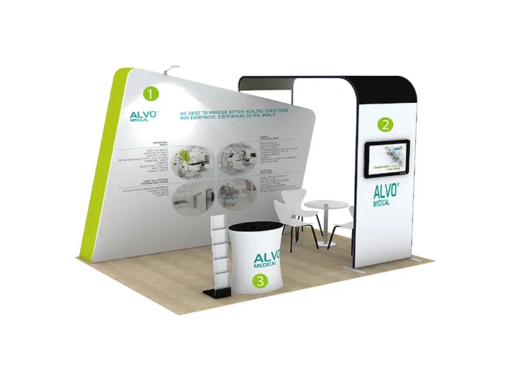 3X4 Booth Solution MAS-3X4-001