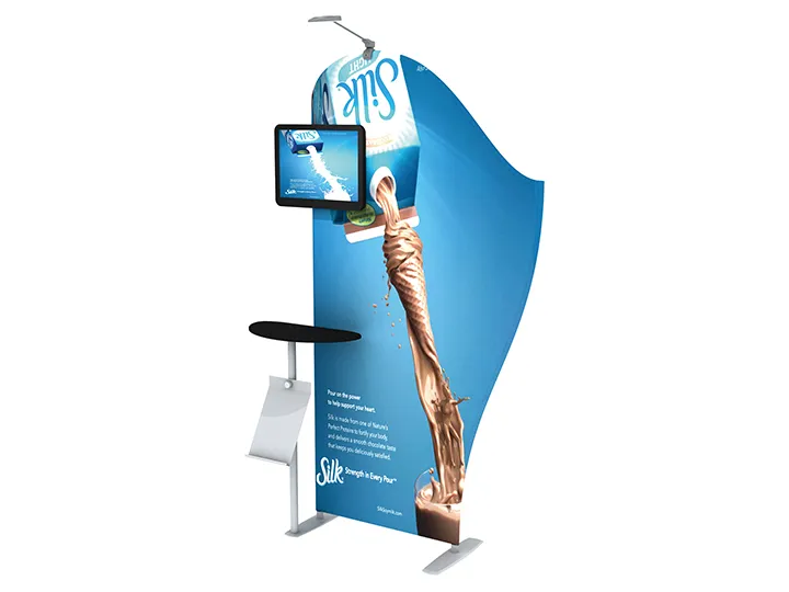 Customized Tension Fabric Banner Stand 3D-100A