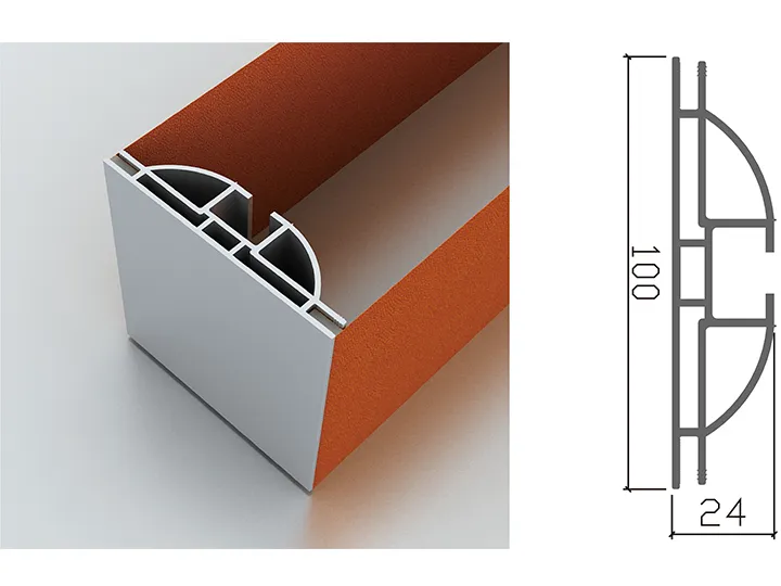 Double Side SEG Profile for Lightbox BEM.100-004C
