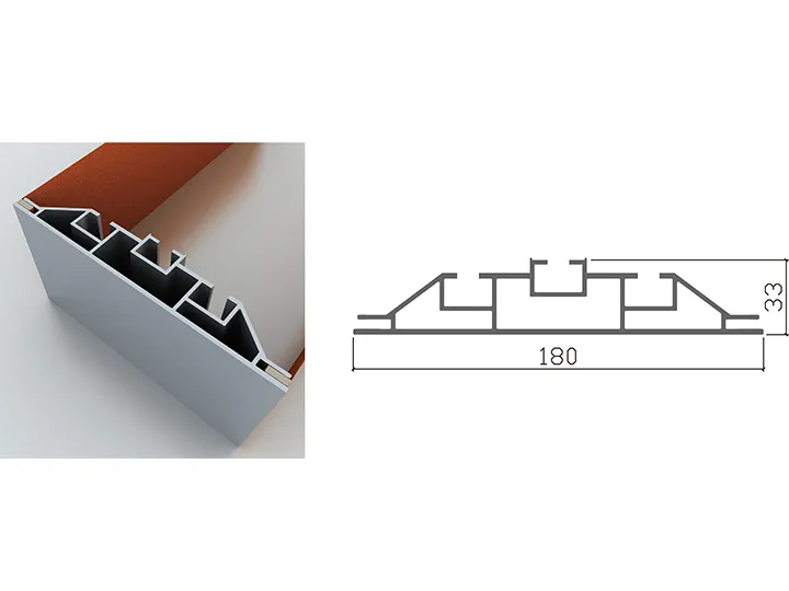 Double Side SEG Profile for Lightbox BEM.180-004